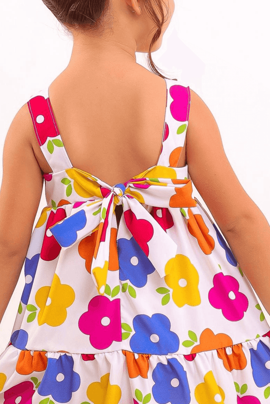 Anabella Flowers Dress for Girls, Ages 2-10 – Floral Design, Comfortable, Perfect for All Occasions